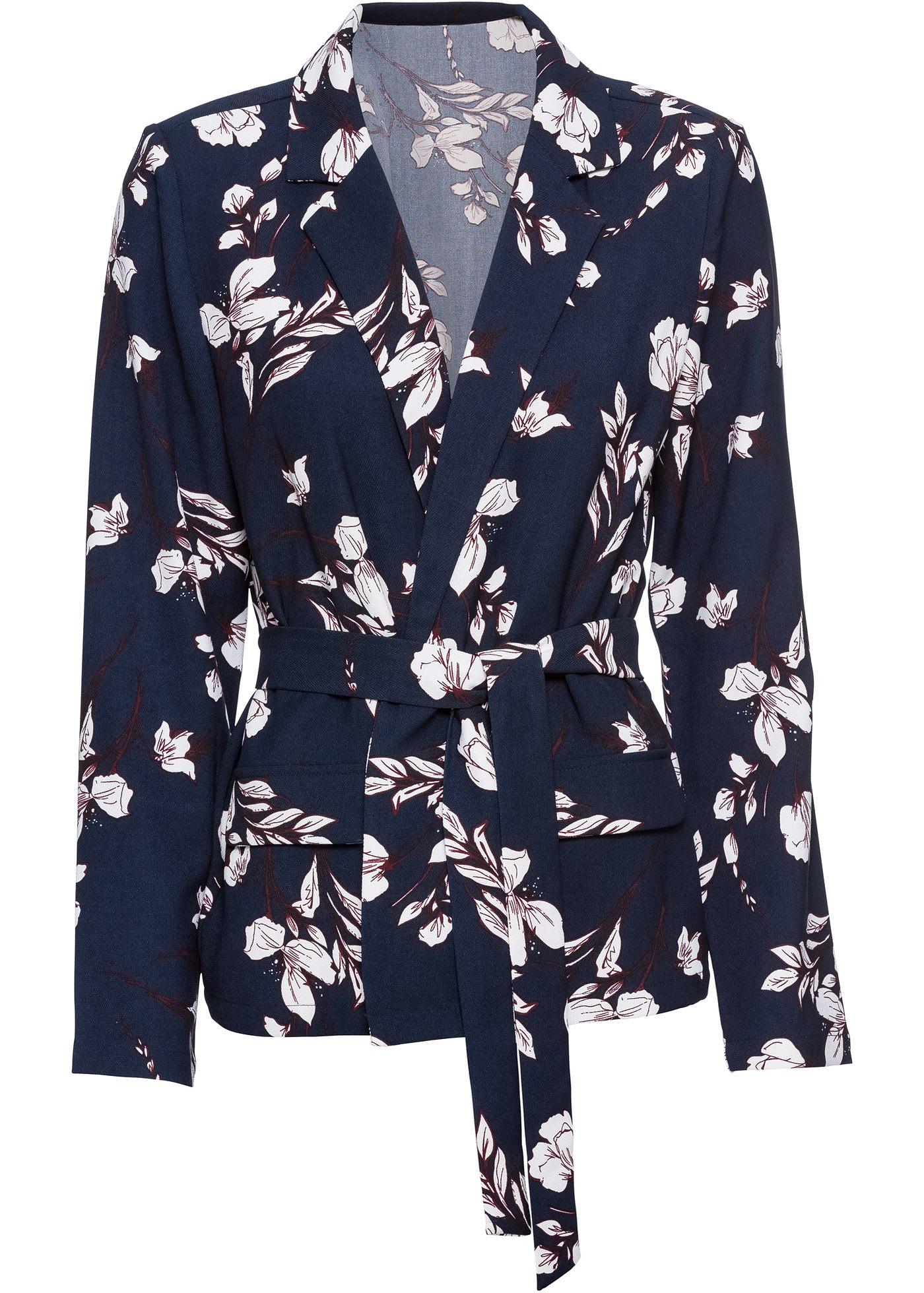 Blazer mit Blumenprint