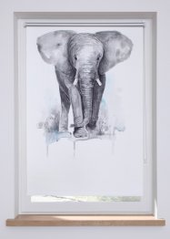 Store enrouleur occultant avec imprimé numérique éléphant, bpc living bonprix collection